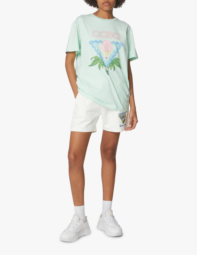 rinascente Casablanca T-shirt in cotone organico - verde