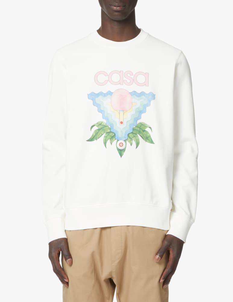Casablanca Printed roundneck sweatshirt - multi - picture 3 Casablanca Printed roundneck sweatshirt - multi - picture 3