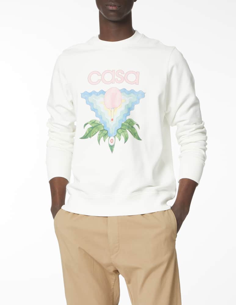 Casablanca Printed roundneck sweatshirt - multi - picture 1 Casablanca Printed roundneck sweatshirt - multi - picture 1
