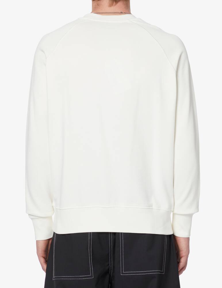 rinascente Casablanca Orbite autour de lorange raglan sweatshirt - White