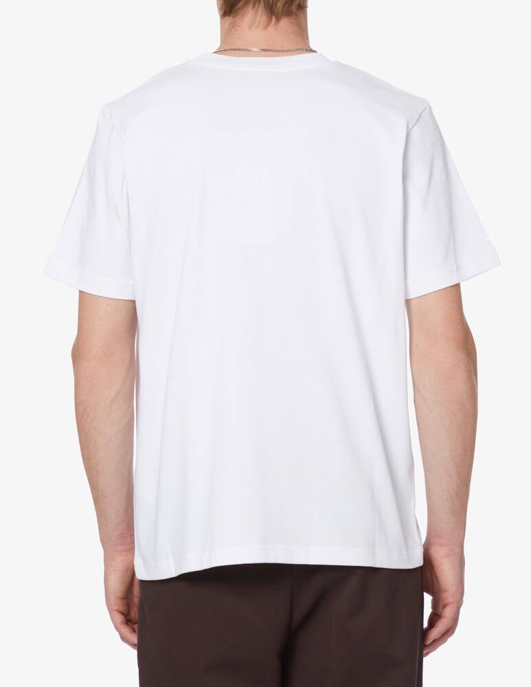 rinascente Casablanca Maglietta con stampa casa way  - Bianco