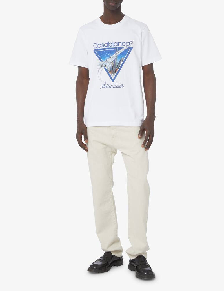 rinascente Casablanca Maglietta stampa aiiiiir casablanca  - Bianco