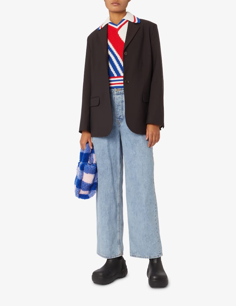 rinascente Casablanca Avian wool blend knitted vest - Multi