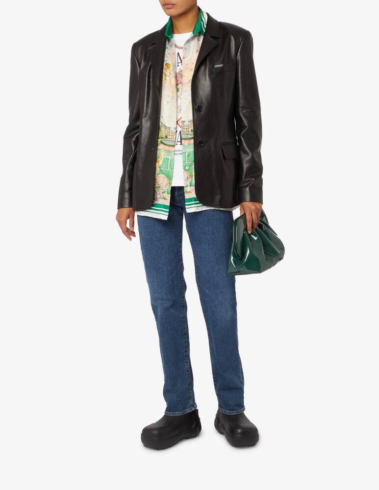 rinascente Casablanca Camicia in seta stampata Tennis club - Multicolor