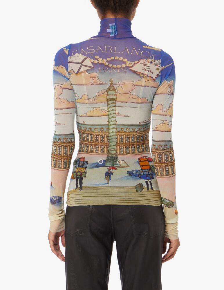 rinascente Casablanca Casa turtleneck long sleeved tee - Multi