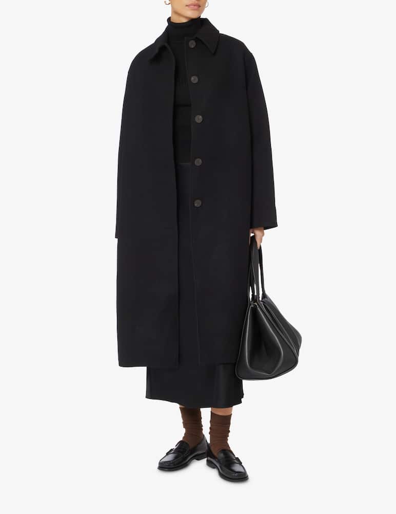 STUDIO NICHOLSON Cappotto oversize Reene - Nero - immagine 2 STUDIO NICHOLSON Cappotto oversize Reene - Nero - immagine 2