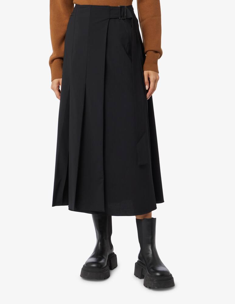 rinascente STUDIO NICHOLSON Spiro pleated wrap skirt - Black