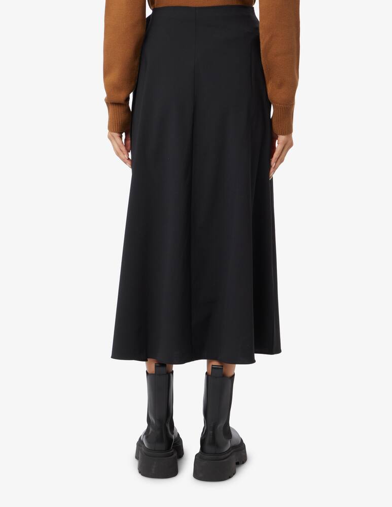 rinascente STUDIO NICHOLSON Spiro pleated wrap skirt - Black