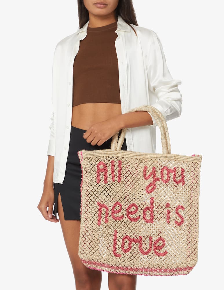 rinascente The Jacksons Borsa shopper in iuta All you need - beige