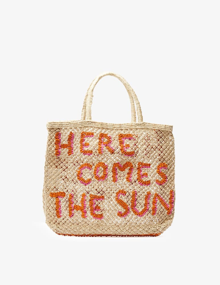 The Jacksons Here comes jute tote bag - beige - picture 1 The Jacksons Here comes jute tote bag - beige - picture 1