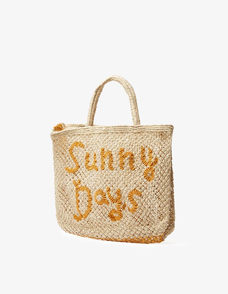 rinascente The Jacksons Sunny days jute tote bag - beige