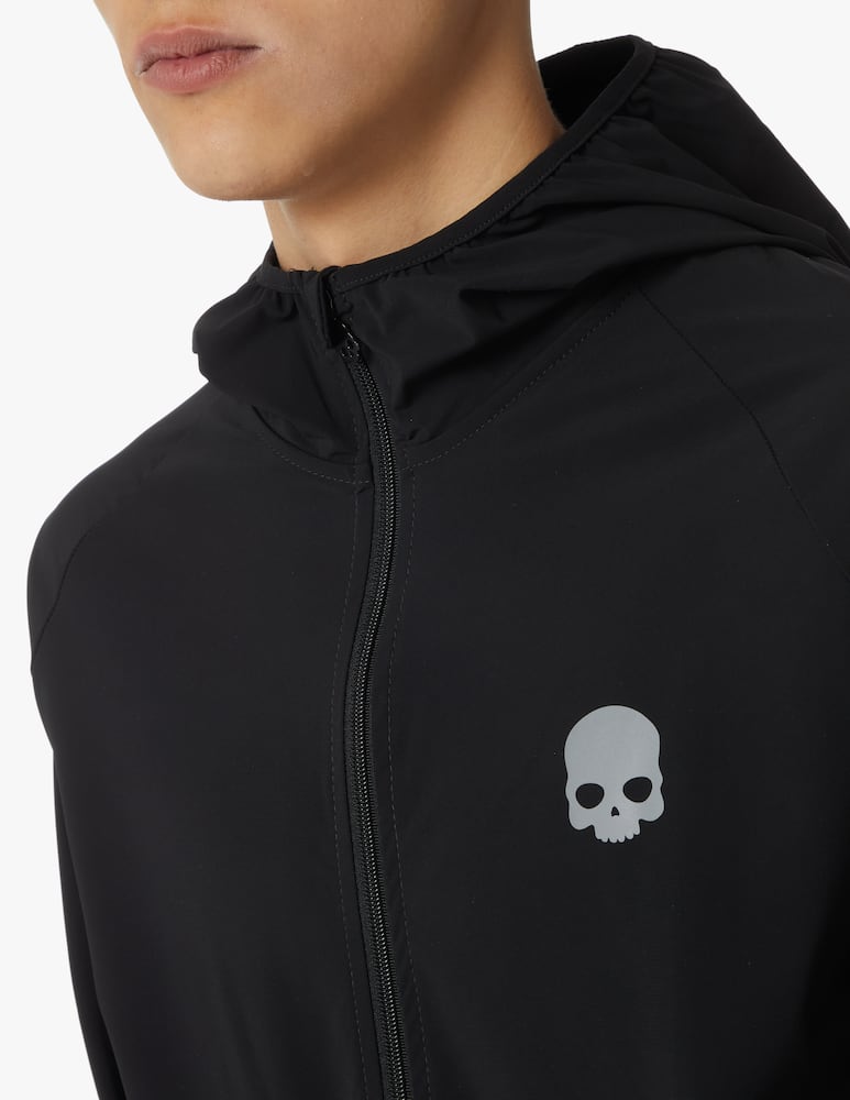 rinascente Hydrogen Felpa con cappuccio full zip tech - nero