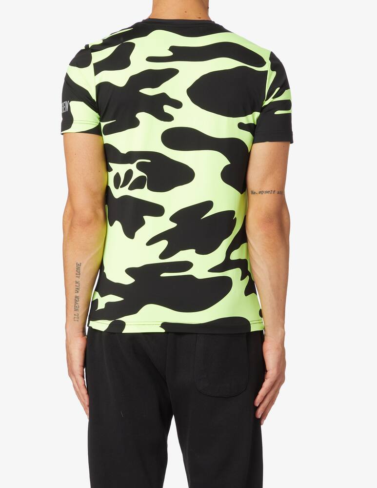 rinascente Hydrogen Maglietta manica corta camo fluo - verde