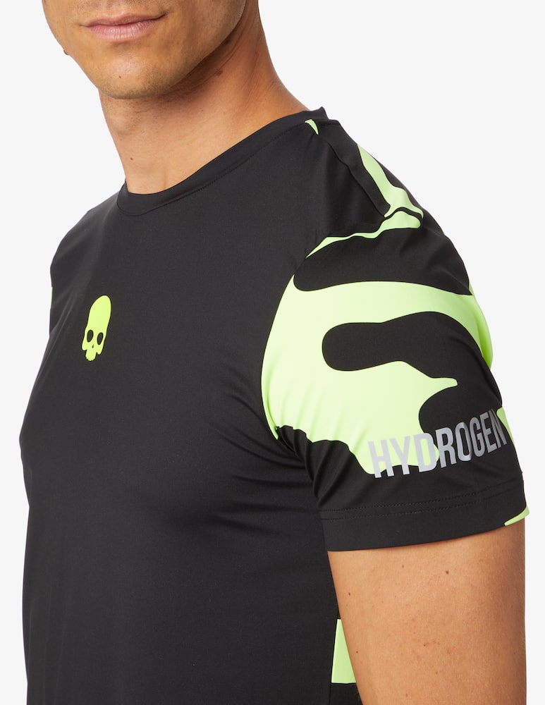 rinascente Hydrogen Maglietta manica corta camo fluo - verde