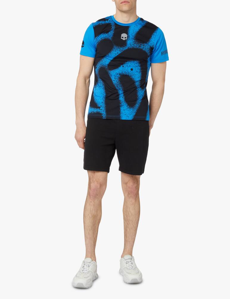 rinascente Hydrogen Sprayed fluo t-shirt - blue