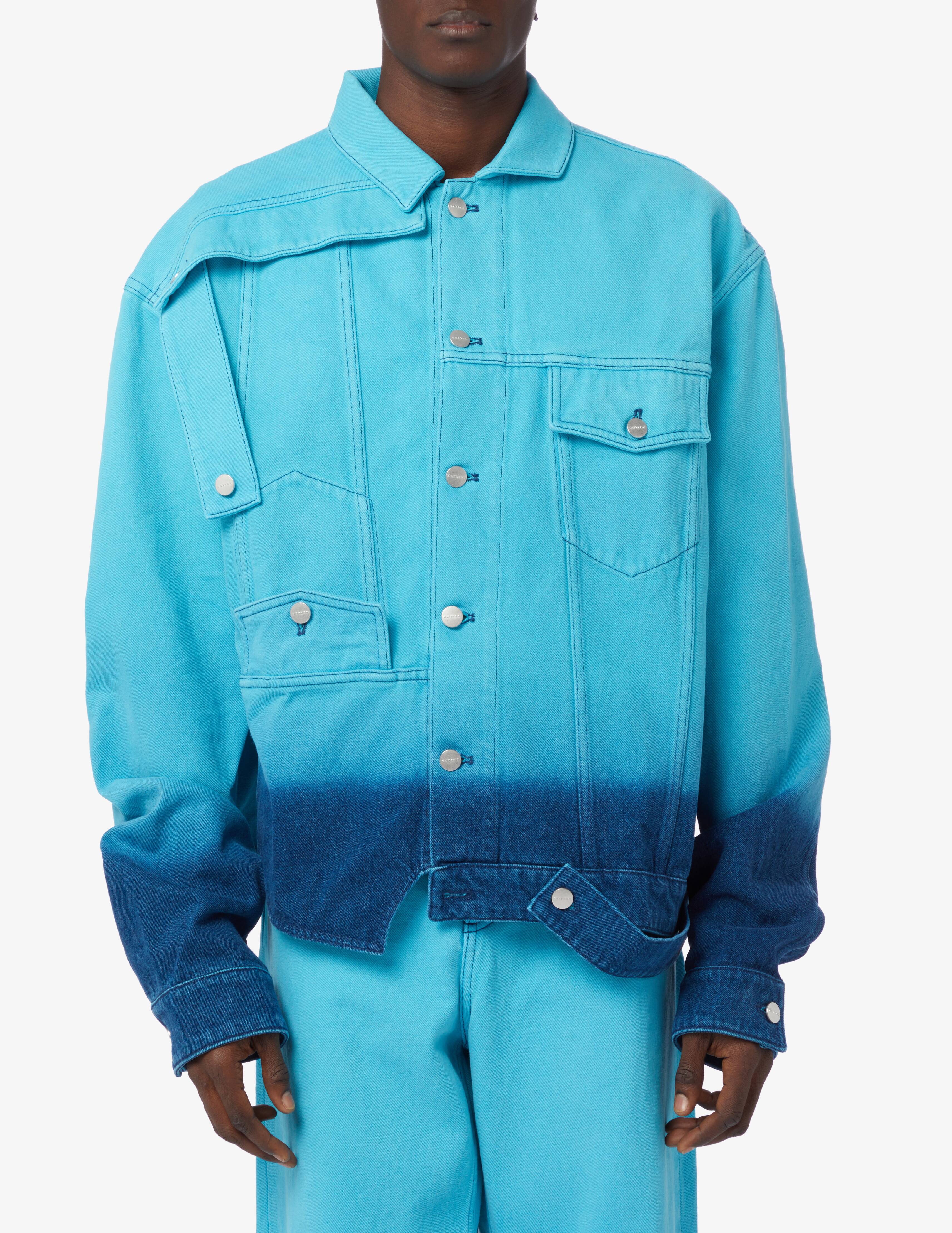 新品 botter upside down denim jacket 再構築44