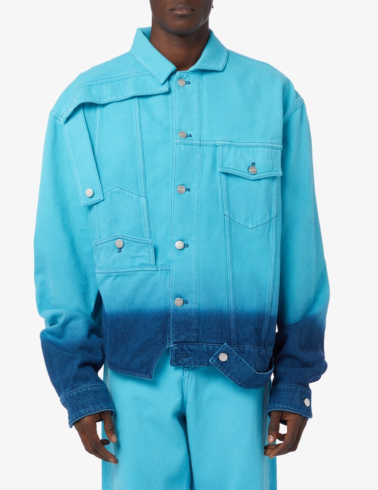 rinascente Botter Giacca di jeans upside down - Blu