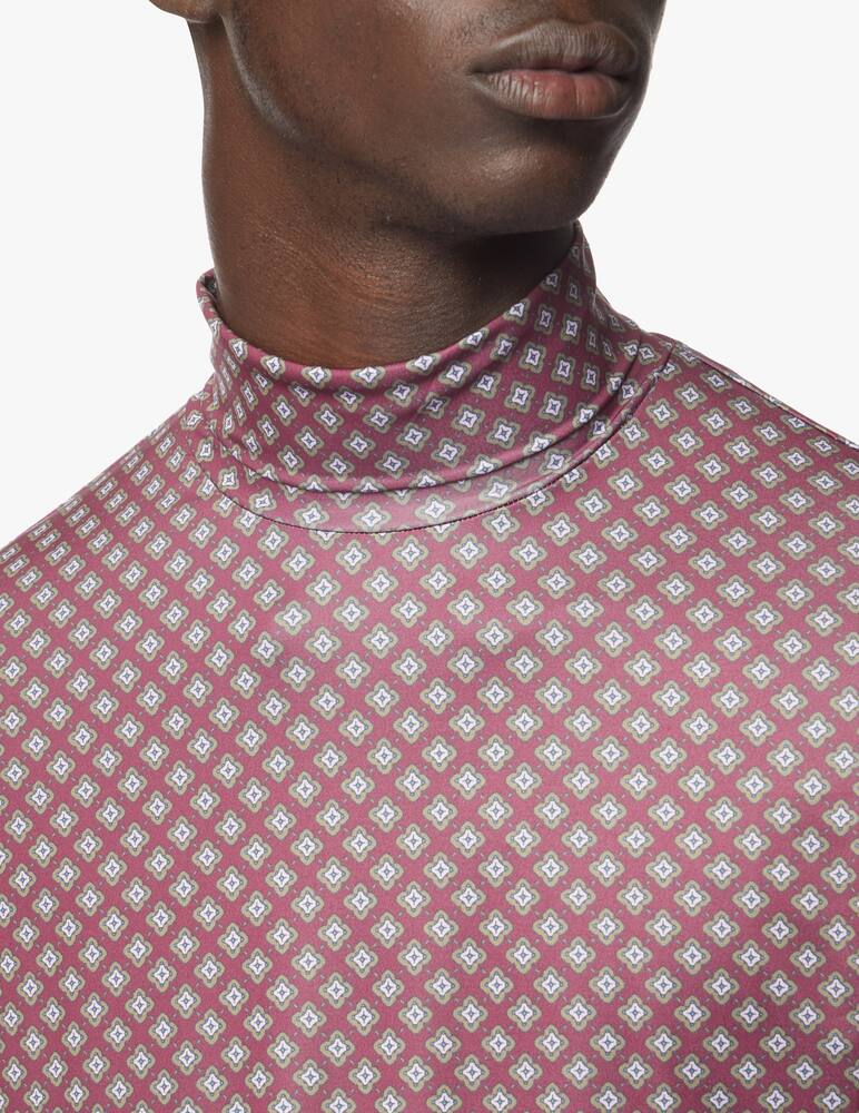 rinascente Dries Van Noten Print turtleneck jumper