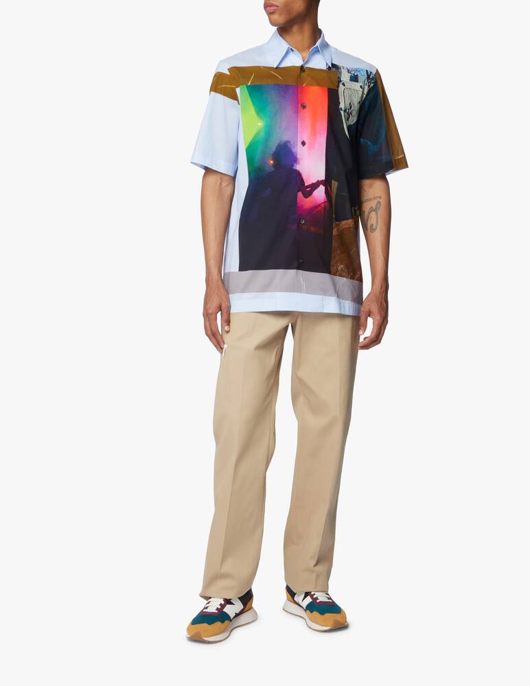 rinascente Dries Van Noten Camicia manica corta con stampa - blu