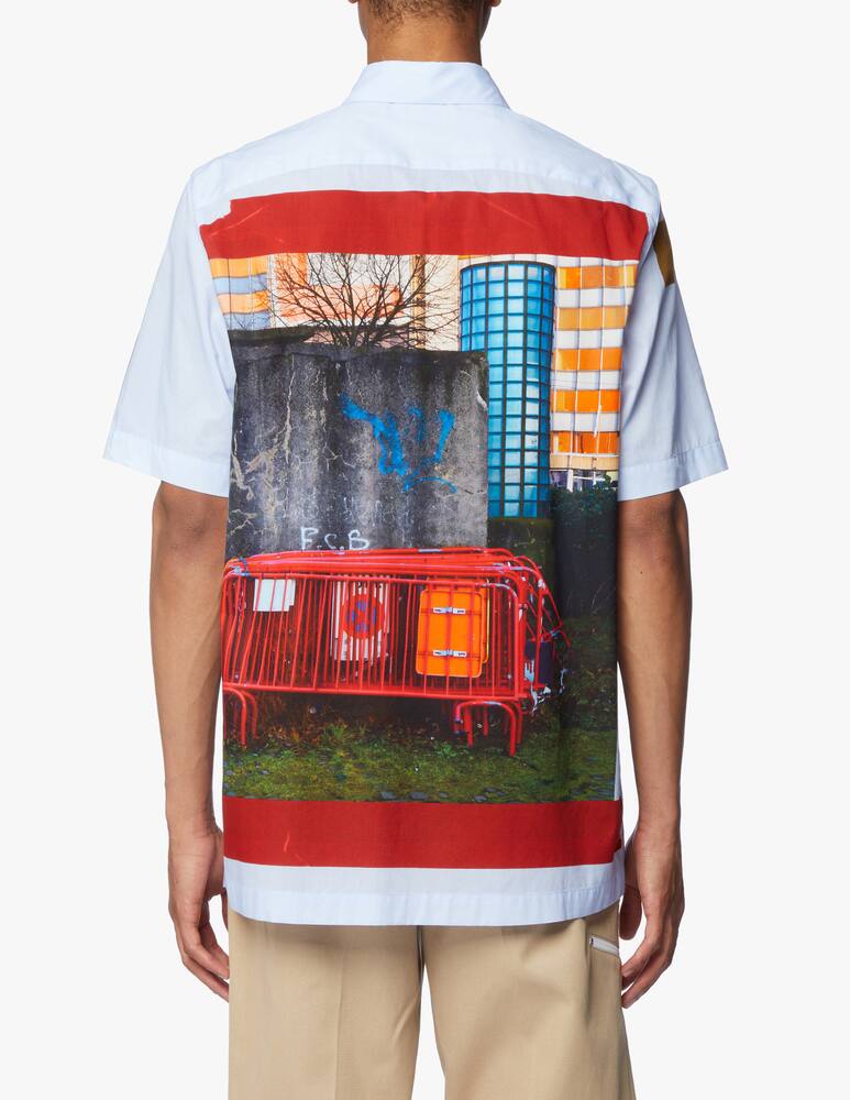 rinascente Dries Van Noten Camicia manica corta con stampa - blu