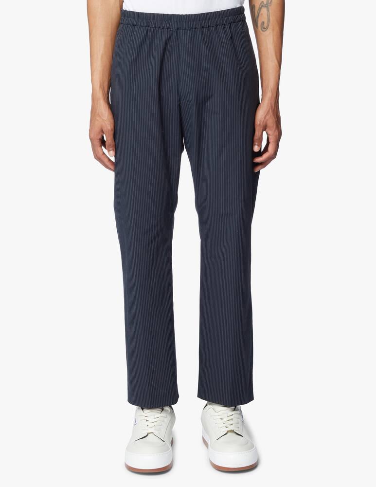rinascente Dries Van Noten Jogger parkino mini stripes pant - grey