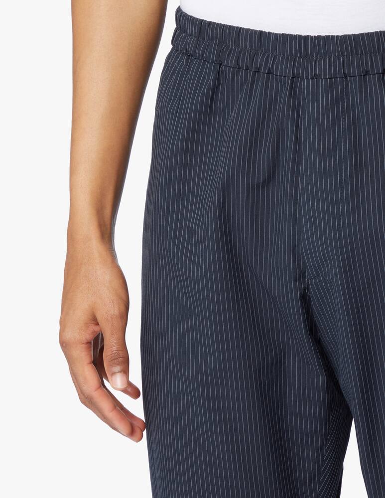 rinascente Dries Van Noten Jogger parkino mini stripes pant - grey