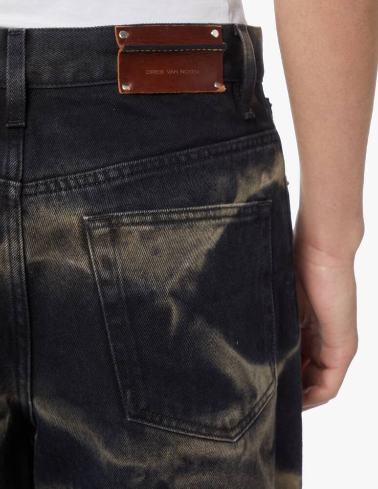 rinascente Dries Van Noten Tye dye pant - black