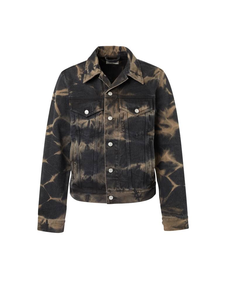 rinascente Dries Van Noten Virthe tye dye jacket - black