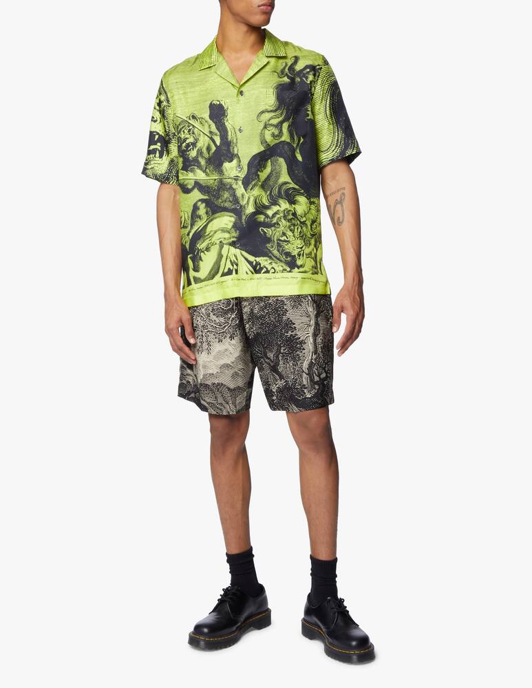 rinascente Dries Van Noten Camicia manica corta con stampa - giallo