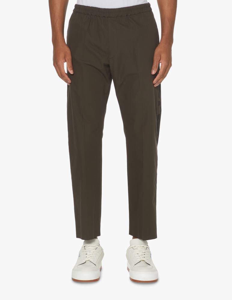 rinascente Dries Van Noten Parkino tape pant - olive
