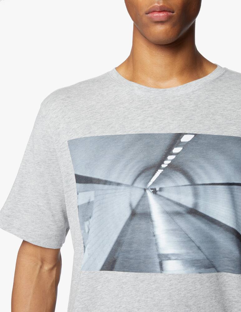 rinascente Dries Van Noten Maglietta manica corta stampa tunnel - grigio