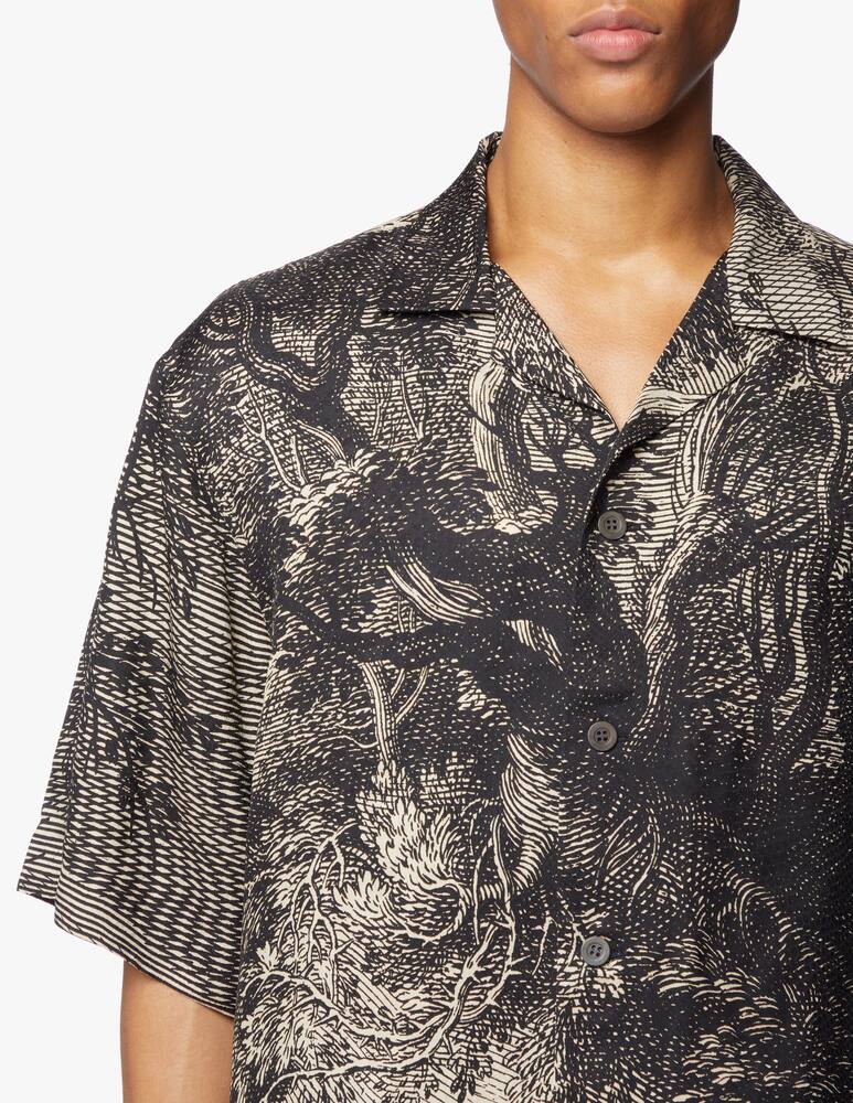 rinascente Dries Van Noten Short sleeve print shirt - beige
