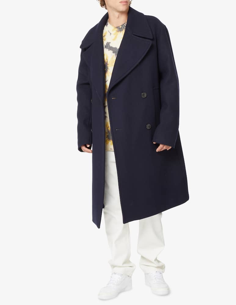 rinascente Dries Van Noten Cappotto raven - Blu