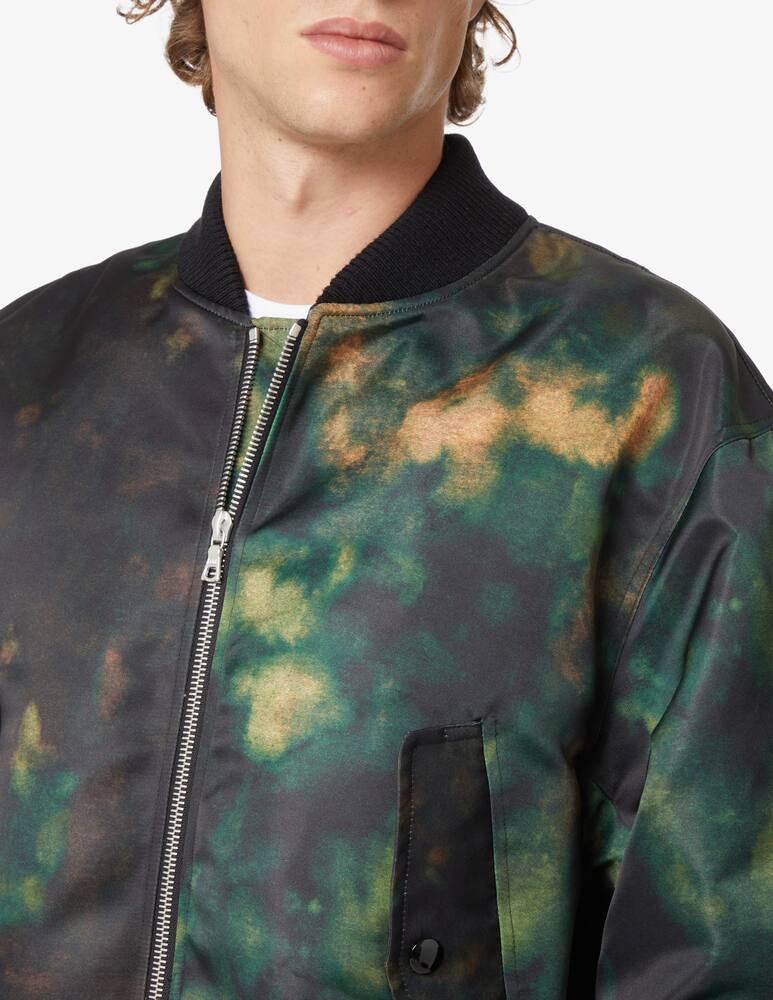 Dries Van Noten Giacca bomber tye die - Nero - immagine 4 Dries Van Noten Giacca bomber tye die - Nero - immagine 4