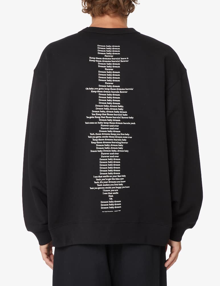 rinascente Dries Van Noten Dream baby roundneck sweatshirt - Black
