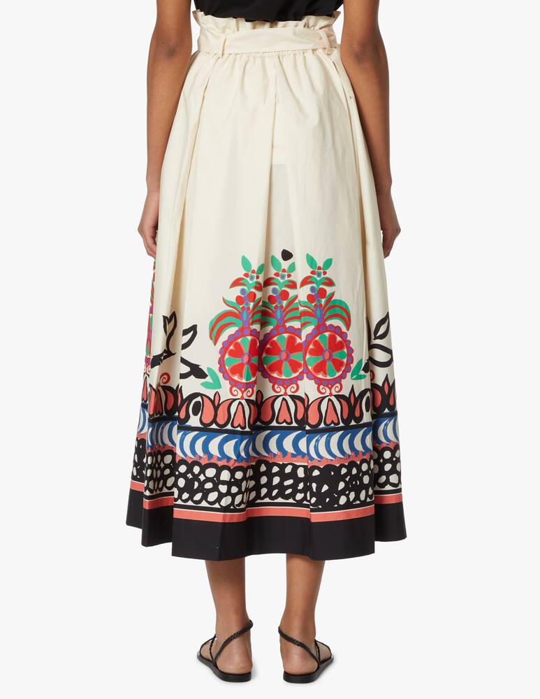 rinascente La DoubleJ Gonna lunga Sardegna in cotone