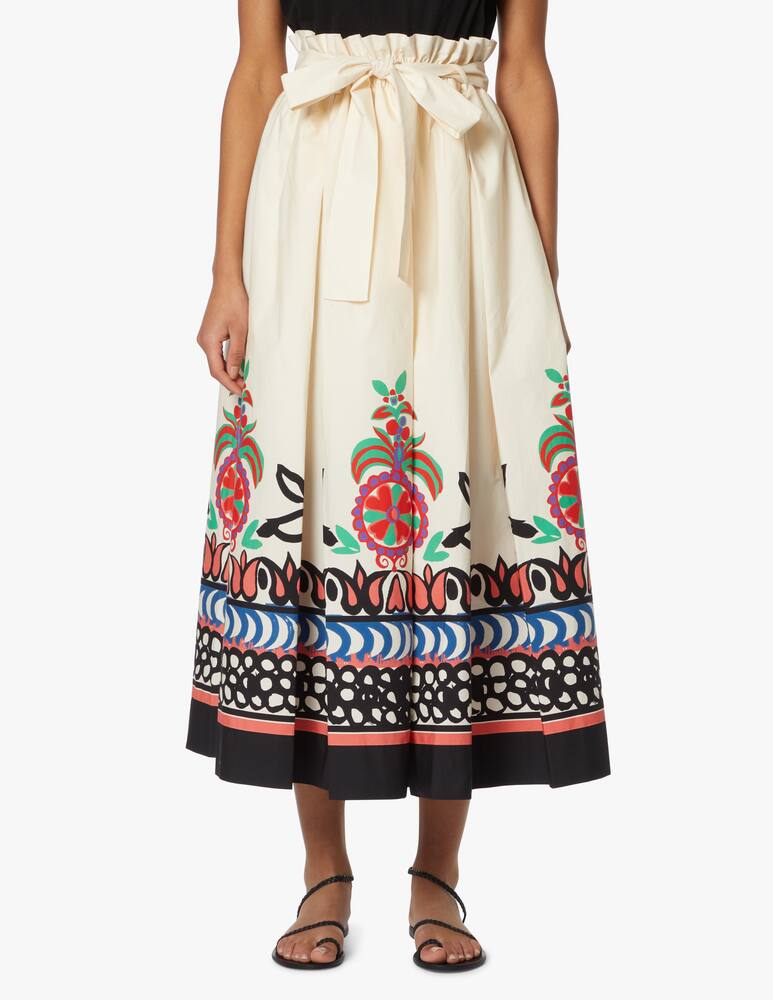 rinascente La DoubleJ Gonna lunga Sardegna in cotone