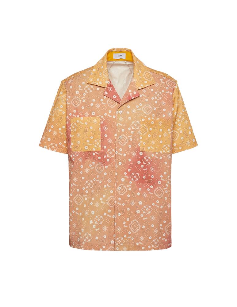 rinascente Rhude Bandana print classic point shirt