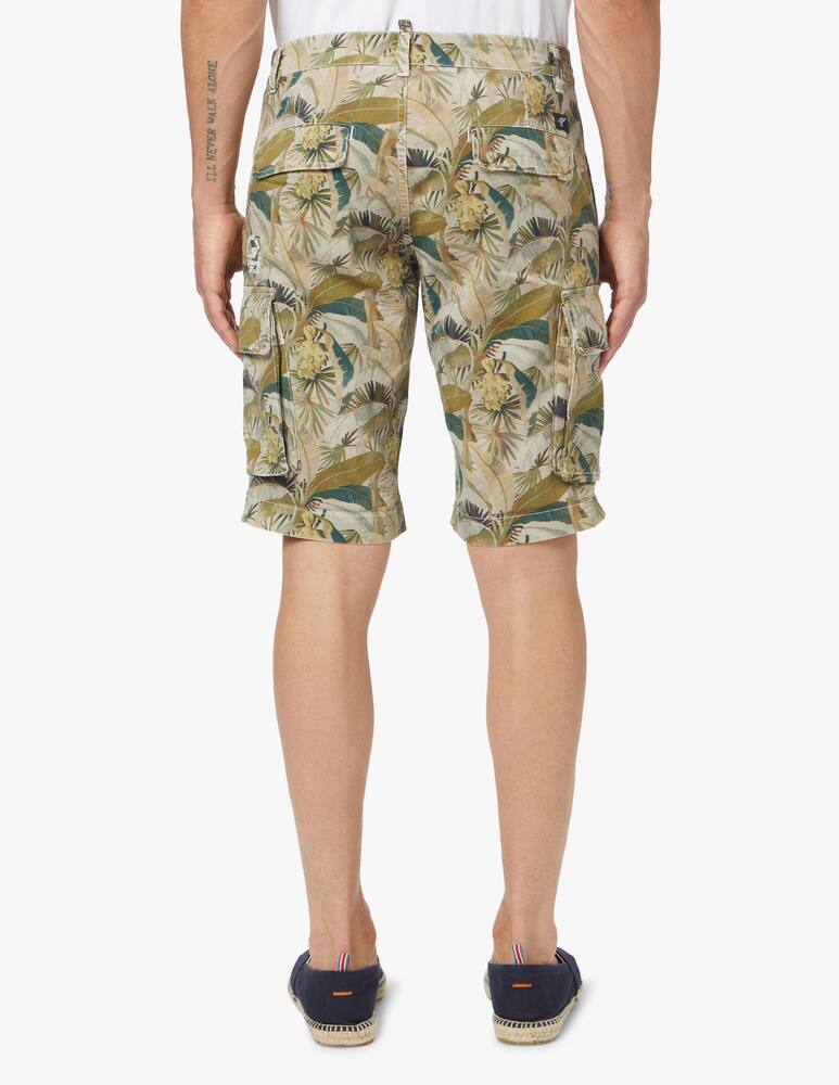 rinascente Mason's Bermuda cargo chile fantasia tropical - bianco