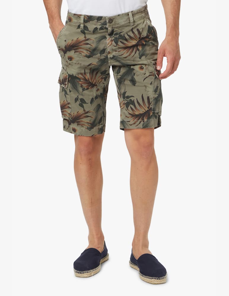 rinascente Mason's Bermuda cargo chile fiori - verde