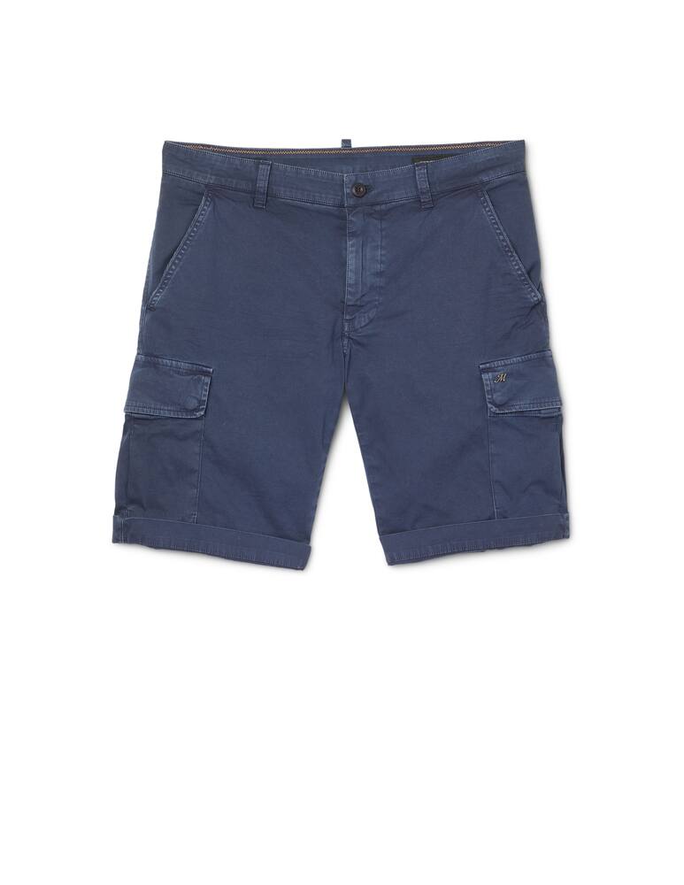 rinascente Mason's Cargo short chile satin - blue