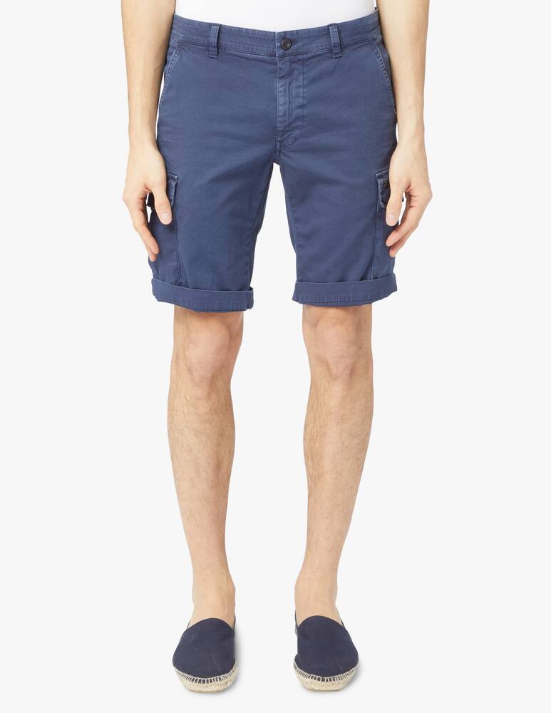 rinascente Mason's Cargo short chile satin - blue