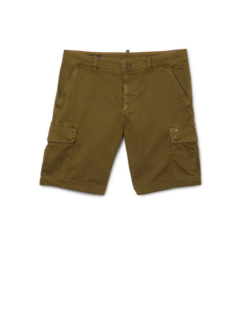 rinascente Mason's Cargo short chile satin - green