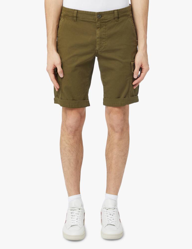 rinascente Mason's Cargo short chile satin - green