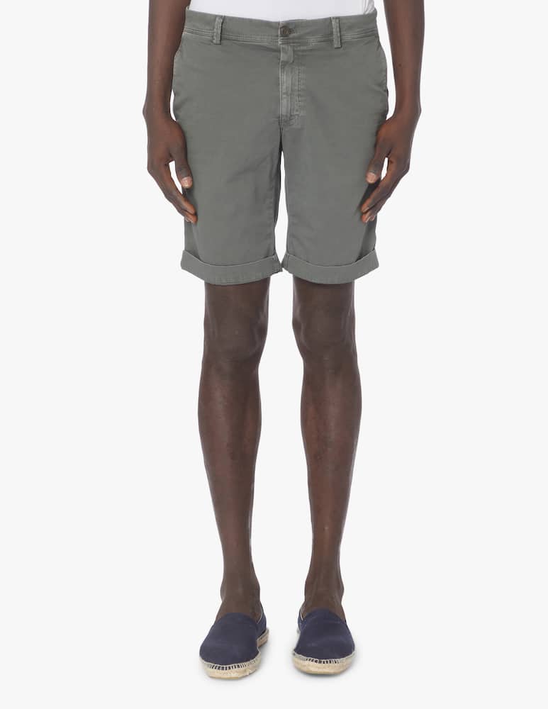 rinascente Mason's Chino short eisenhower satin - green