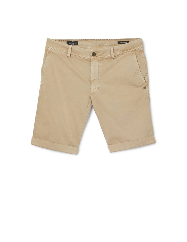 Mason's Chino short eisenhower satin - beige - picture 5 Mason's Chino short eisenhower satin - beige - picture 5