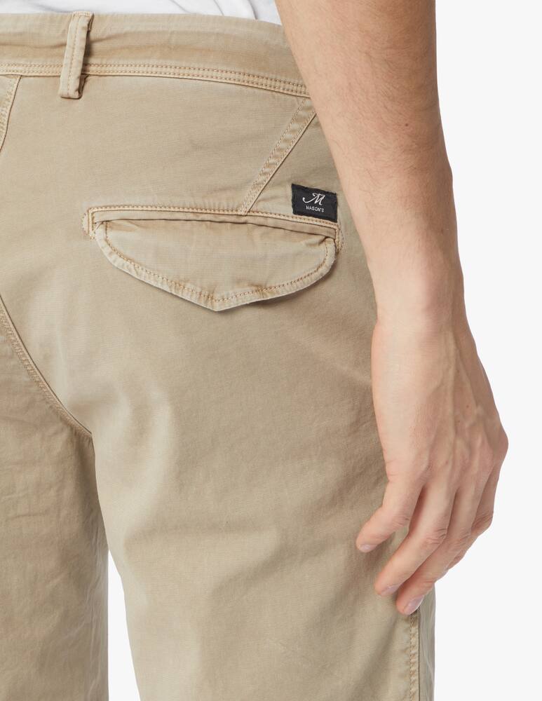 Mason's Chino short eisenhower satin - beige - picture 4 Mason's Chino short eisenhower satin - beige - picture 4