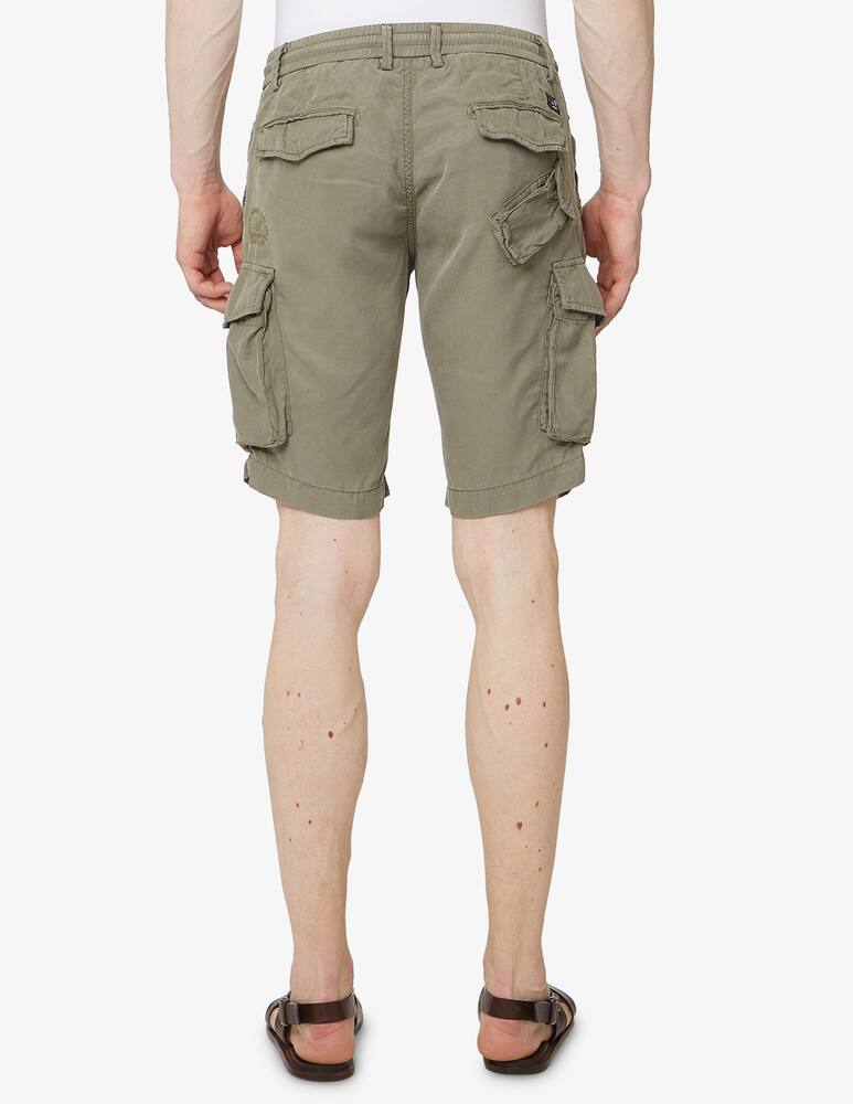rinascente Mason's Cargo short coulisse tencel - green