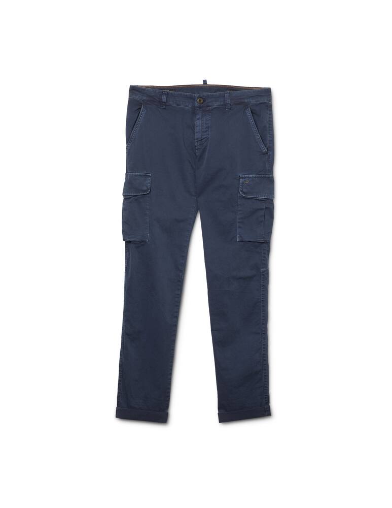 Mason's Pantalone cargo chile gabardina - blu - immagine 5 Mason's Pantalone cargo chile gabardina - blu - immagine 5