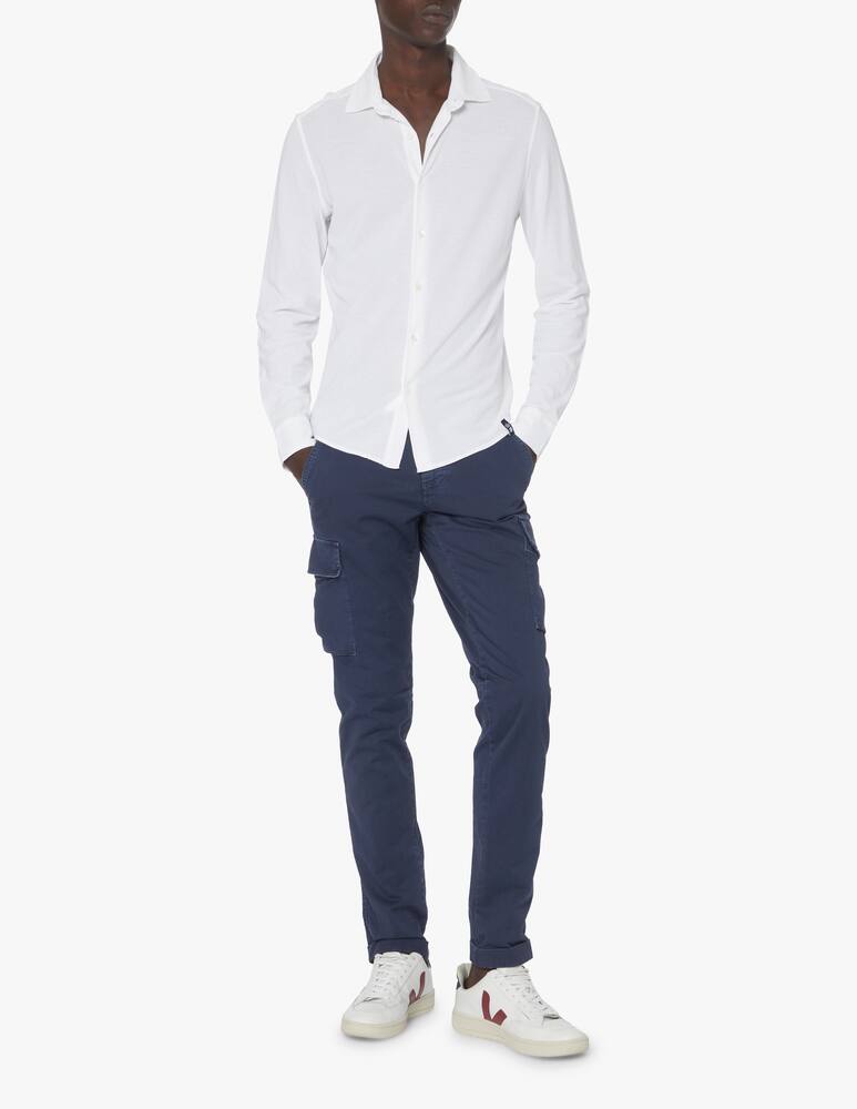 Mason's Pantalone cargo chile gabardina - blu - immagine 1 Mason's Pantalone cargo chile gabardina - blu - immagine 1